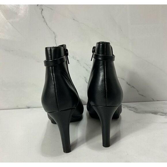 CLARKS Black Heel Ankle Boots - Picture 5 of 7